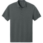 NIKE Dri-FIT SMOOTH HEATHER POLO - Anthracite Heather - L