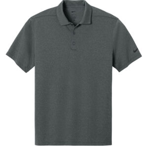 NIKE Dri-FIT SMOOTH HEATHER POLO - Anthracite Heather - 2XL