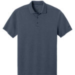 NIKE Dri-FIT SMOOTH HEATHER POLO - Navy Heather - S