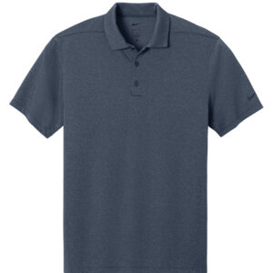 NIKE Dri-FIT SMOOTH HEATHER POLO - Navy Heather - S