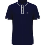 ORIGINAL PENGUIN® TECHNICAL EARL POLO - Black Iris Blue - L