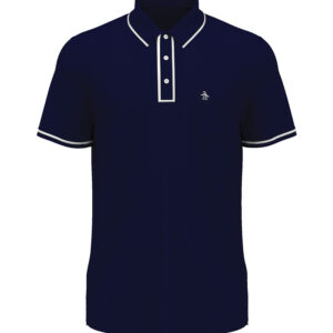 ORIGINAL PENGUIN® TECHNICAL EARL POLO - Black Iris Blue - S