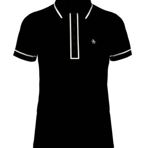 ORIGINAL PENGUIN® LADIES' VERONICA POLO - Caviar Black - 2XL