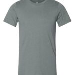 BELLA + CANVAS 3001CVC - Heather Blue Storm - S