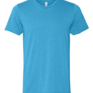 BELLA + CANVAS 3001CVC - Heather Aqua - 2XL