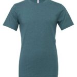 BELLA + CANVAS 3001CVC - Heather Deep Teal - 2XL