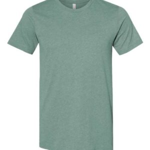 BELLA + CANVAS 3001CVC - Heather Dusty Blue - S