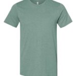 BELLA + CANVAS 3001CVC - Heather Dusty Blue - L