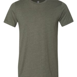BELLA + CANVAS 3001CVC - Heather Military Green - XL