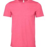 BELLA + CANVAS 3001CVC - Heather Charity Pink - S