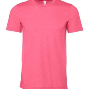 BELLA + CANVAS 3001CVC - Heather Charity Pink - S