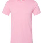BELLA + CANVAS 3001CVC - Heather Bubble Gum - L