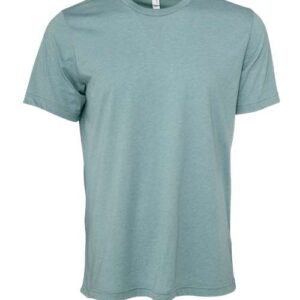BELLA + CANVAS 3001CVC - Heather Blue Lagoon - M